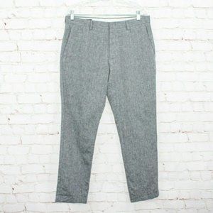 J.Crew Ludlow Slim Fit Unstructured Suit Pants in Irish Linen